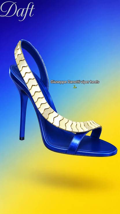 Галерея мода Туфли Giuseppe Zanotti Viper Heels #1